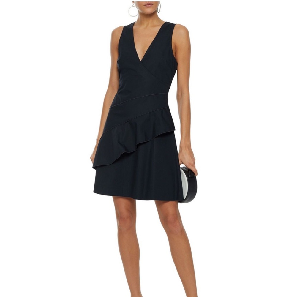 NWT 10 Crosby Derek Lam Ruffled Dress